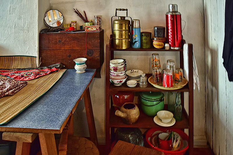 Traditional Items at Chinatown Heritage Centre, Singapore