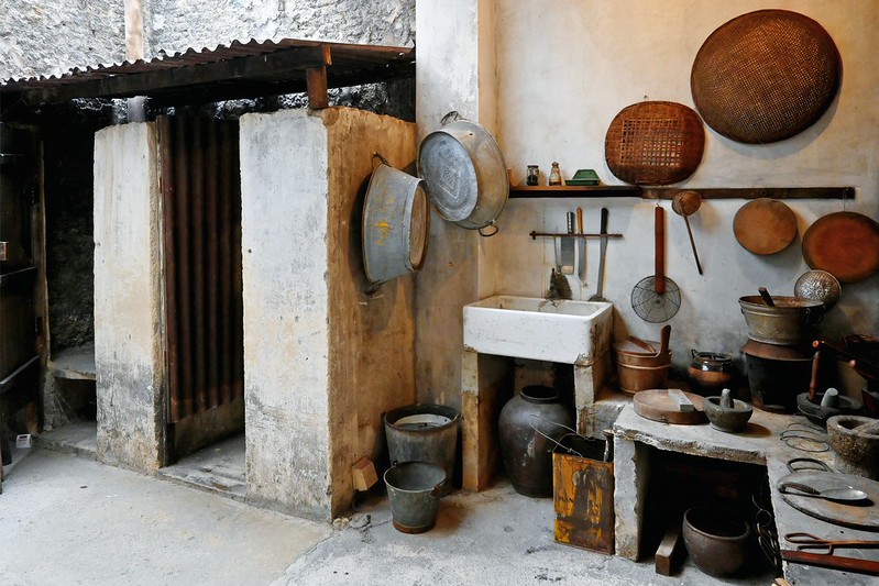 Traditional Kitchen at Chinatown Heritage Centre, Singapore